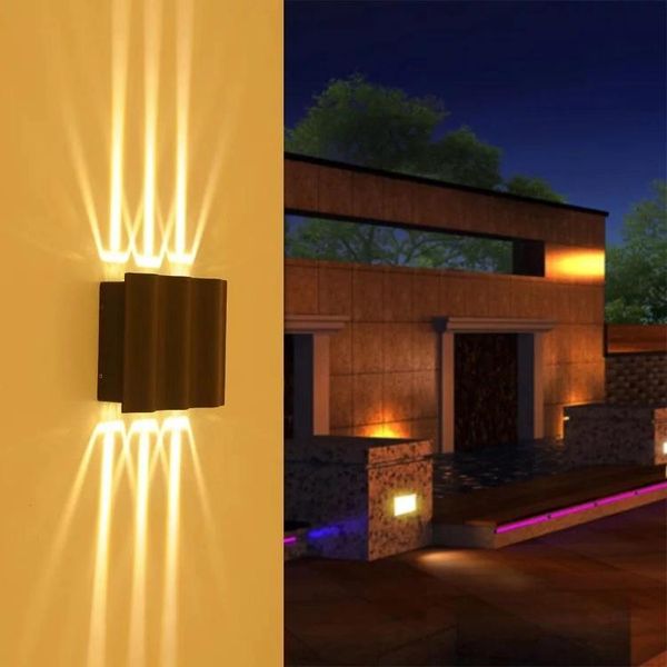 

outdoor wall lamps simple and fashion led post-modern creative up down luminescence waterproof moistureproof lamp