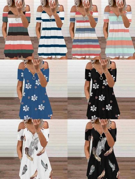 

print 2021 fashion zipper suspender dress (8 colors, 5 sizes), Black;gray