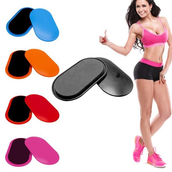 

1pair fitness sliding plate abdominal core muscle training mat pilates yoga foot beautiful leg exercise board mats