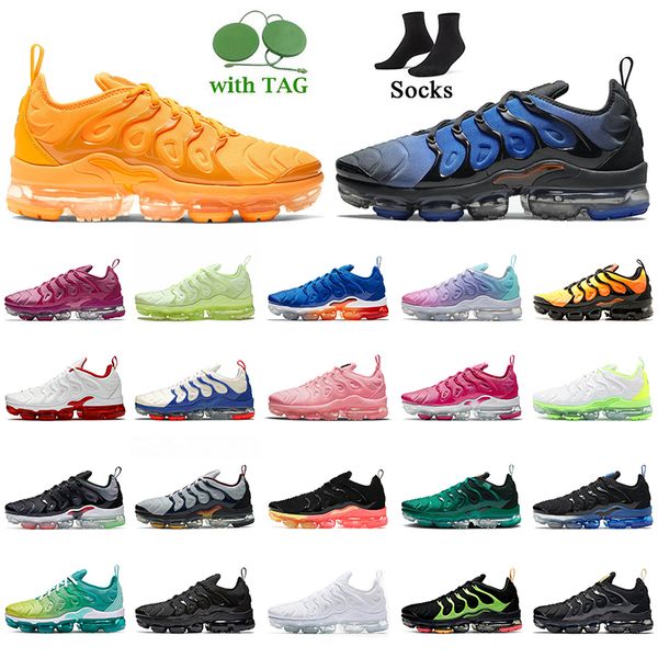 

2022 tn plus running shoes white university red tennis ball magenta dark russet mens trainers pink midnight blue game royal midnight navy su