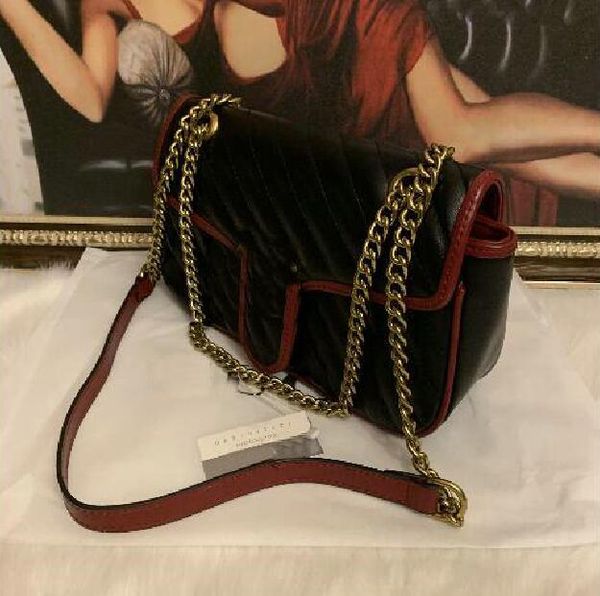 

christmas gift fashion women shoulder bags classic artificial leather heart style gold chain female handbag tote bag messenger handbags two-