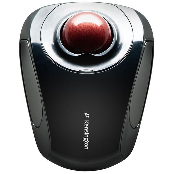 

mice kensington orbit wireless mobile trackball mouse with touch scroll ring k72352