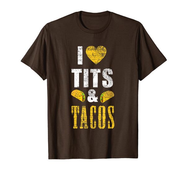

i love tits and tacos t shirt boobs mexican food lovers gift t-shirt, White;black