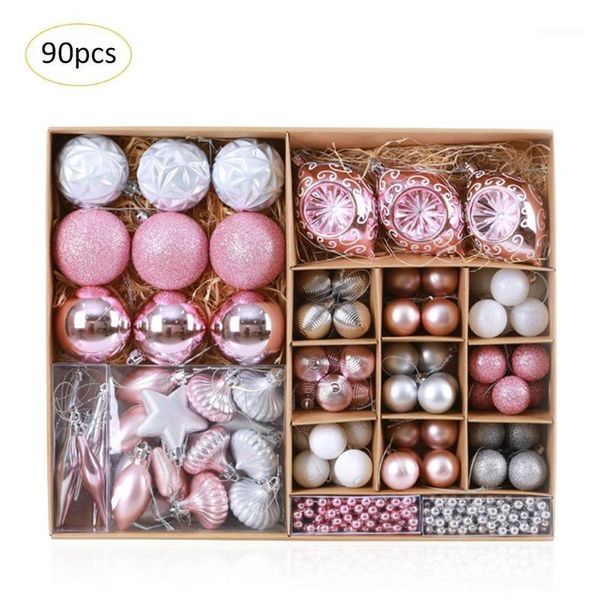 

christmas decorations 90pcs/lot tree pendants ball special shaped balls many packages hanging ornament1