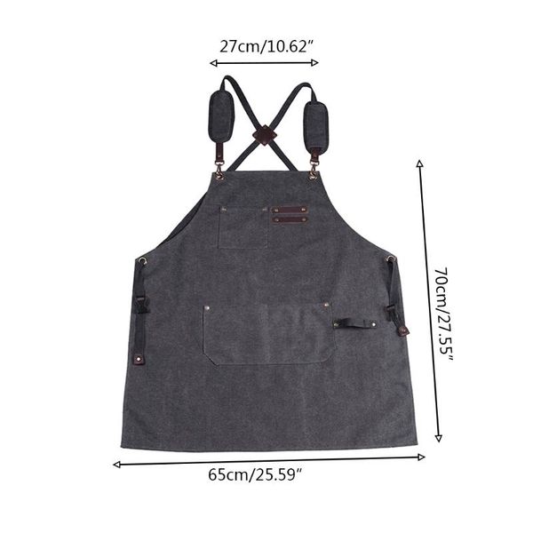 

aprons woodworking shop apron cotton work with metal hook, fully adjustable to comfortably fit body tough tool dropship