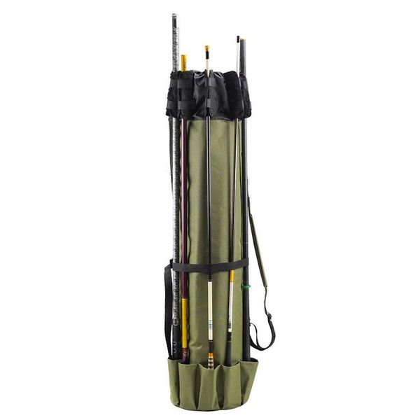 

fishing accessories tackle bag rod holdall travel reel carry case pole tools storage bags thickening canvas