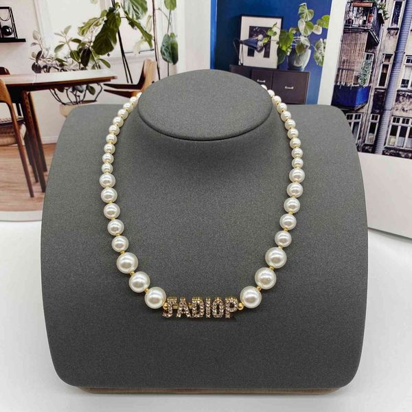 

necklace female letter diamond star gold versatile bee pearl fine jewellery for sale, Silver