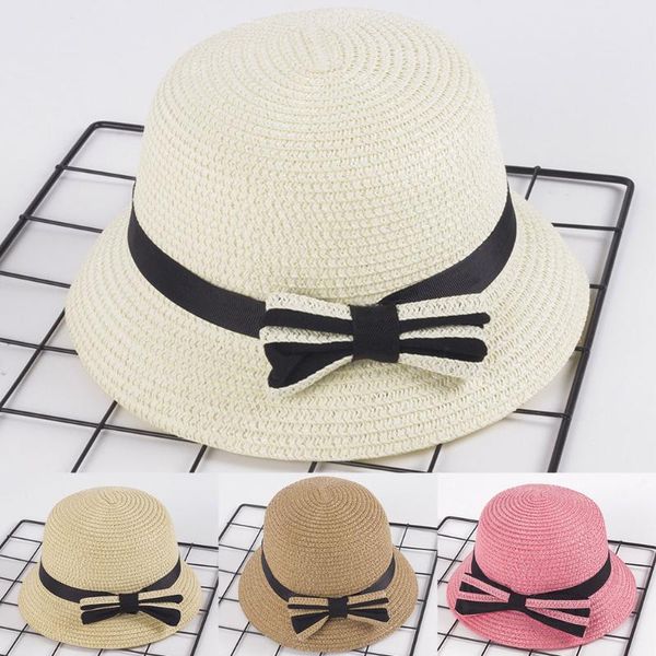 

cloches arrival fisherman hat harajuku festival summer sun beach 3-5 years old children straw boater caps casquette, Blue;gray