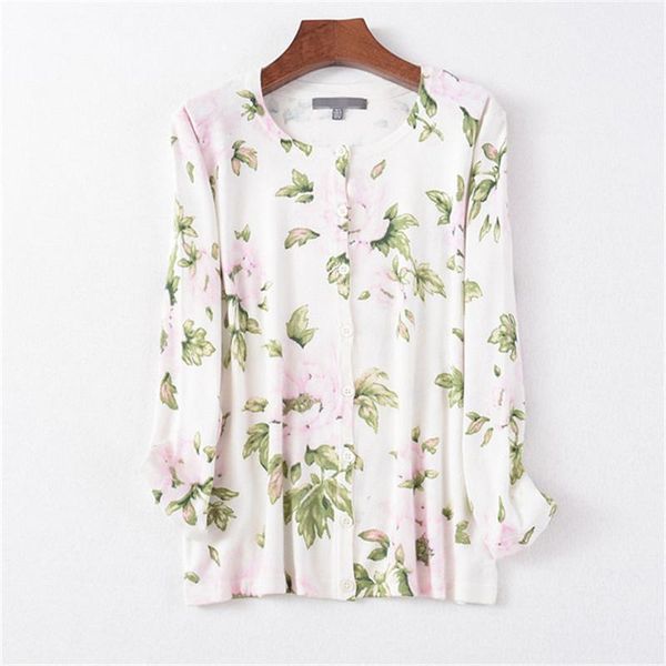 

women's sweaters england style cotton oneck knit women fashion printed thin cardigan sweater single breasted s- retail wholesale, White;black