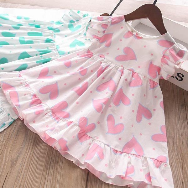 

baby girls wear print dress summer 2021 girl's dresses, Red;yellow