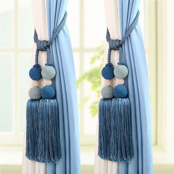 

other home decor 1pc curtain tieback hanging ball hook bandage lashing lobbing strap tassel buckle decoration