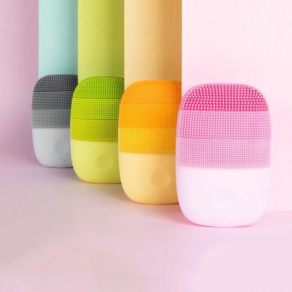 

inface massager facial cleansing brush face skin care tools waterproof silicone electric sonic cleanser facial beauty massager