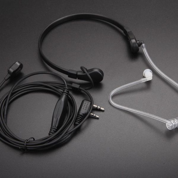 

headphones & earphones radio walkie talkie accessories 2 pin pmic headset covert acoustic tube in-ear earpiece for baofeng uv-5r 2pin bf-888