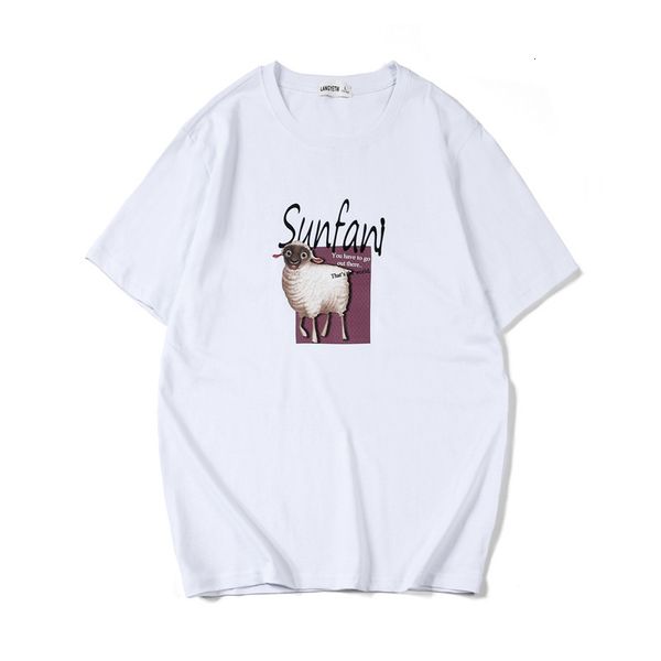 

t shirt men's short sleeve summer loose size youth trend printed round neck cotton men, White;black