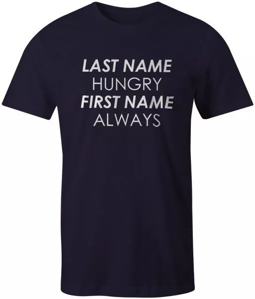 

always hungry food funny fashion style t-shirt tee top, White;black