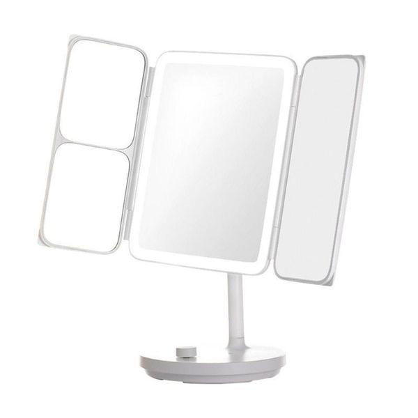 

compact mirrors led deskvanity mirror dormitory students fill light usb rechargeable portable folding