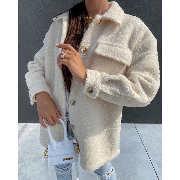 

women's jackets novalya autumn turn down collar women fashion solid fleece coats elegant single breasted female ladies, Black;brown