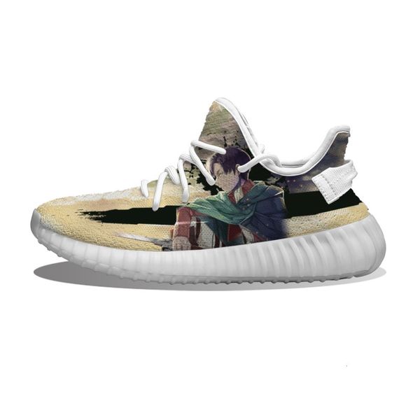 

cooldiy custom anime-attack on titan-leviackerman running shoes mesh printed mens womens trainers outdoor sports sneakers