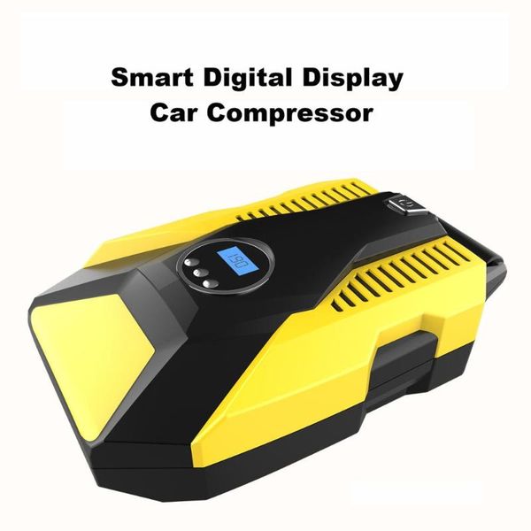 

inflatable pump car air compressor double cylinder portable emergency tire multi-function mini inflator digital display