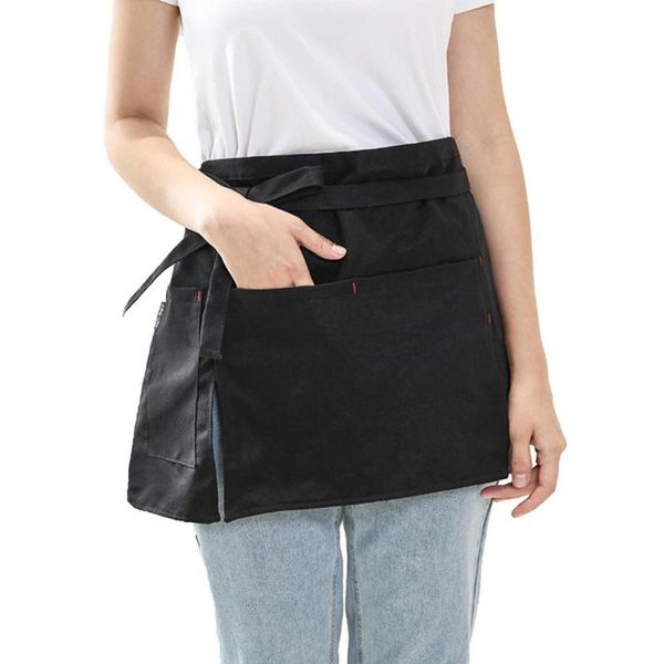 

arrival short half apron creative fashion soft pub with front pocket for kitchen restaurant waiter chef 2021 aprons