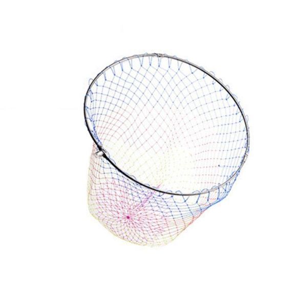 

sizes nylon fishing nets collapsible tools dip mesh folding hole net landing depth rhombus e7k7 accessories
