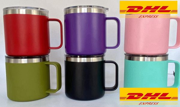 

water bottles 14oz coffee cup double layer stainless steel kettle car 9 colors