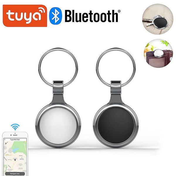 

smart home control anti-lost keychain key device lost alarm bi-directional finder mini tag child pet tracker tuya location bluetooth