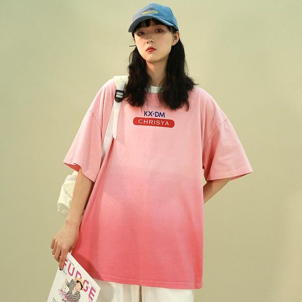 

women's t-shirt legible 2021 summer casual t shirt women loose short sleeve t-shirts oversized tee, White