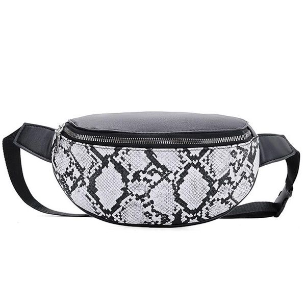 

waist bags women's snake-print bag summer ladies waterproof messenger fashion luxury shoulder chest travel storage