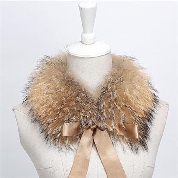 

scarves 2021 fashion fur collar scarf winter real scorpion square ladies coat decoration collar., Blue;gray