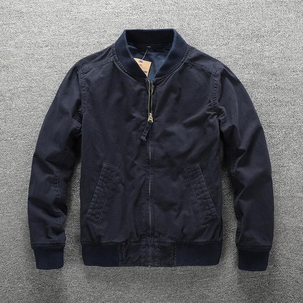 

casual bomber jacket men spring autumn military camo mens flight jackets cargo washed pilot coats size s-2xl chaquetas hombre men's, Black;brown