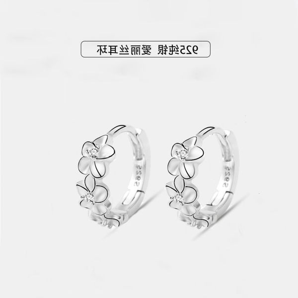 

s925 sterling silver earrings alice fashion diamond female minority design temperament net red earrings, Golden