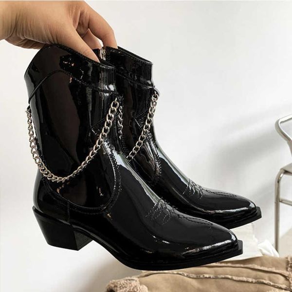 

boots net red children's western in autumn 2021, Black