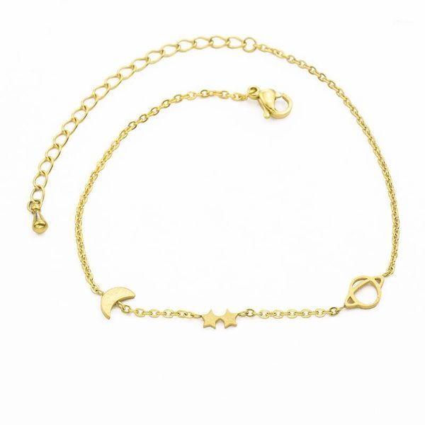 

charm bracelets etcavce universe planets moon star bangles & fashion jewelry natural solar system energy bracelet for women men1, Golden;silver