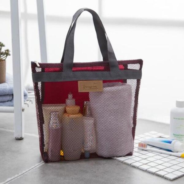 

women swimming bag rucksack handbags dry wet shoulder multifunctional beach pool pouch mesh for picnic travel cosmetic bags & cases