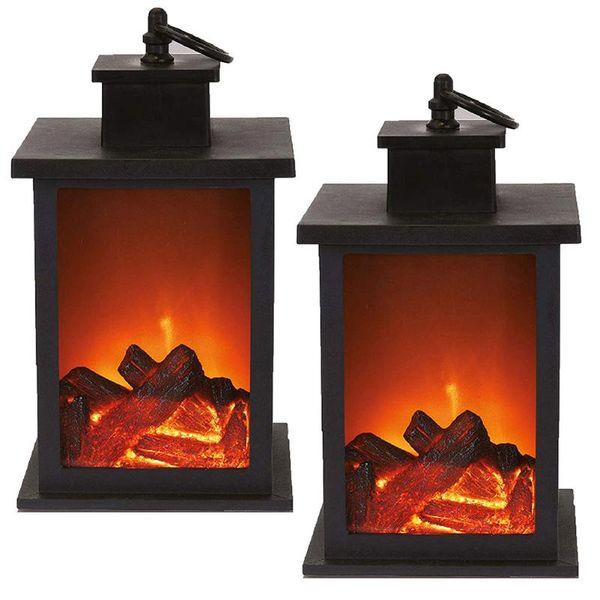 

burning 1 pcs fireplace effect lantern light lamp durable for garden lawn bedroom dc156 lamps