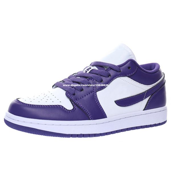 

jumpman low psychic purple skate shoe for men sneaker mens skates womens sports shoes women sneakers dc0774-500, White;red