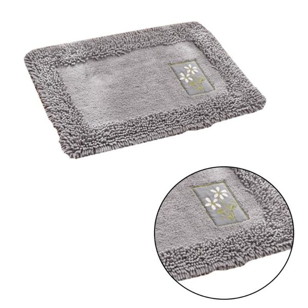 

carpets 1pc plush water-absorbing floor mat microfiber non-slip door pad for home el (45x70cm)