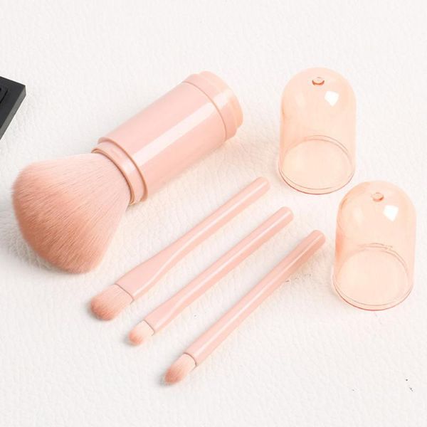 

makeup brushes four in one brush portable multifunctional eyebrow lip eye shadow blush loose powder beauty make up