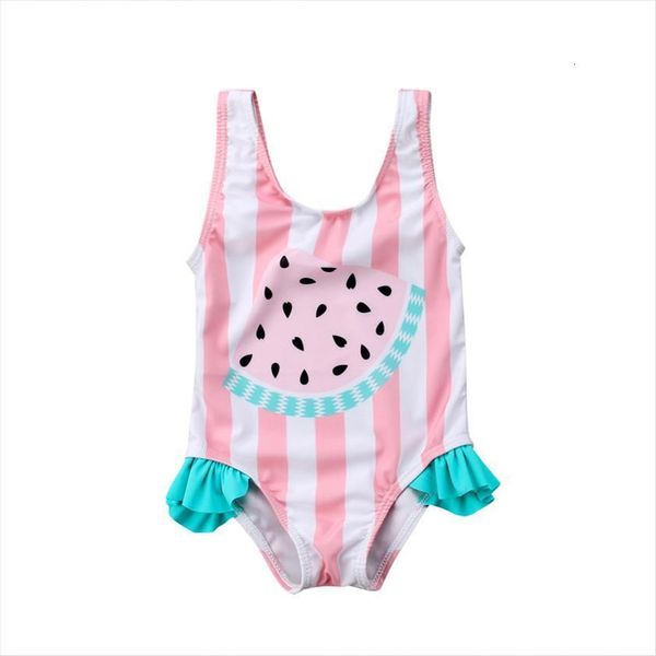 

fashion lovely summer beach toddler baby girls watermelon swimsuit swimwear swimming bikini, White