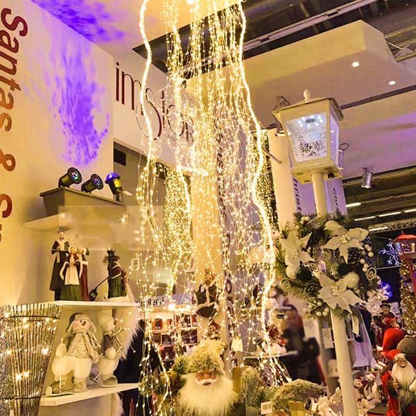 

led waterproof tree vine branch copper wire fairy string lights holiday party wedding with dc 12v 2a adapter strings
