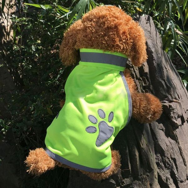 

dog vest reflective outdoor night puppy safety hiking costumes fashion walking casual high visibility exercise pet clothes apparel
