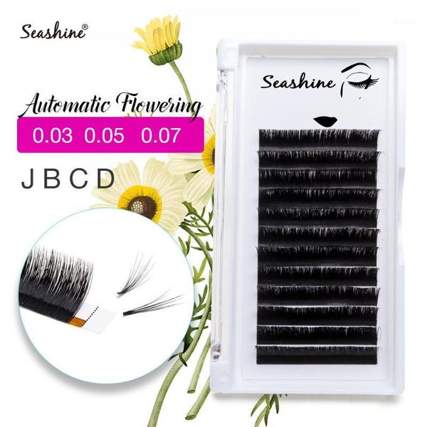 

seashine easy fans eyelashes extension handmade volume lashes natural soft lash for professionals 1