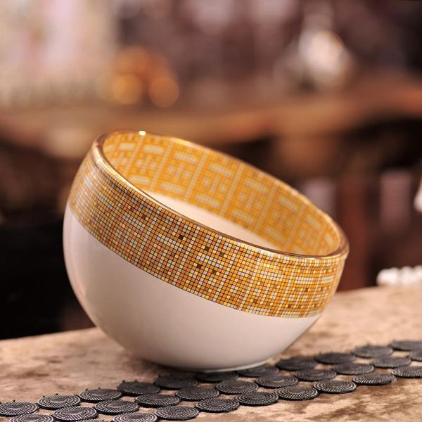 

waste bins ceramic trash can deskmini wastepaper basket porcelain peel bowl home snack fruit tray ktv storage bucket table ornaments