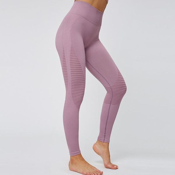 

women's leggings high waist push up women seamless fitness solid mesh pants running workout leggins, Black