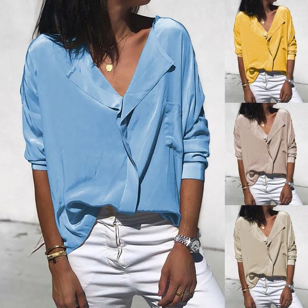 

women's blouses & shirts elegant shirt printing large size casual fashion v-neck short-sleeved blouse femme daily office clothing, White