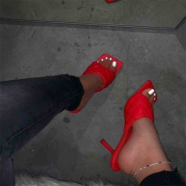 

9cm women sandal shoes summer peep toe high heels slipper woman wedding sandals black leather high heel shoe pumps wedge y200620 1256 zlh