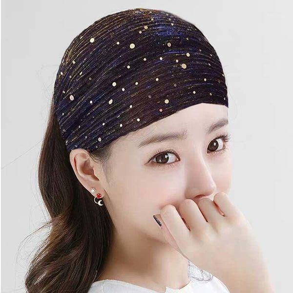 

wide hair band women headband knot elastic bands soft solid hairband girls accessories bandanas head wrap1