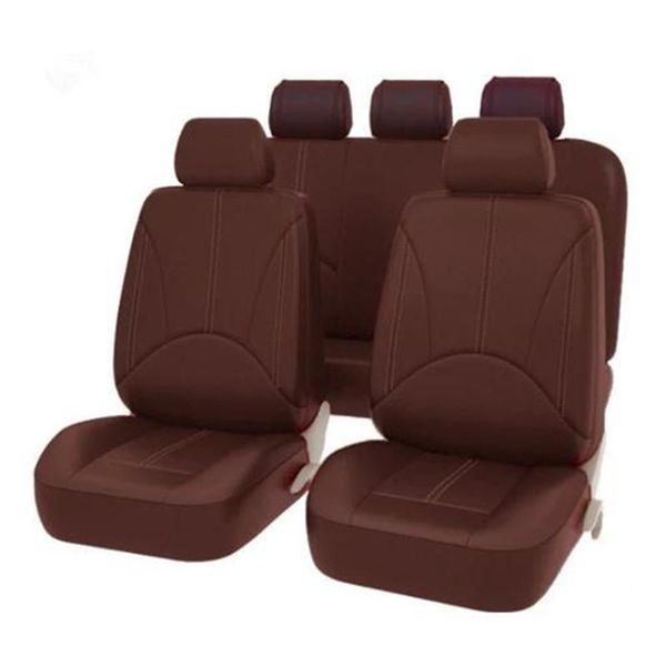 

car seat covers universal cover protector pu leather front rear back cushion pad mat backrest for auto interior truck suv sedan