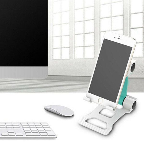 

smart stand foldable phone holder universal desk table adjustable deskbracket for mobile tablet cell mounts & holders
